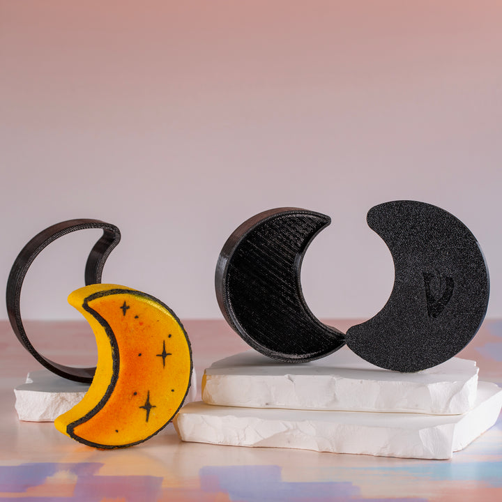 Crescent Moon - 3D Printed Bath Bomb Mold