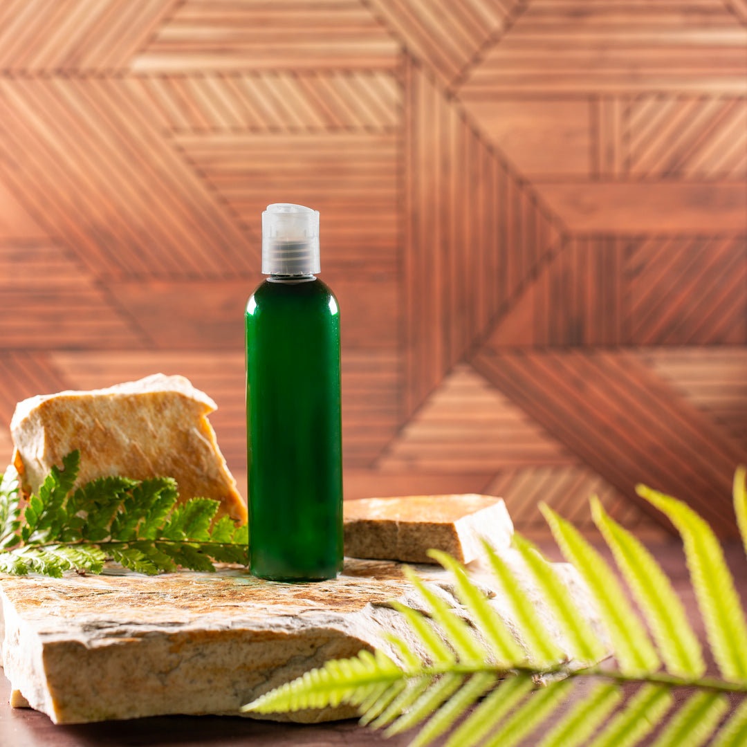 4 oz Green PET Bullet Bottle with 20-410 Neck