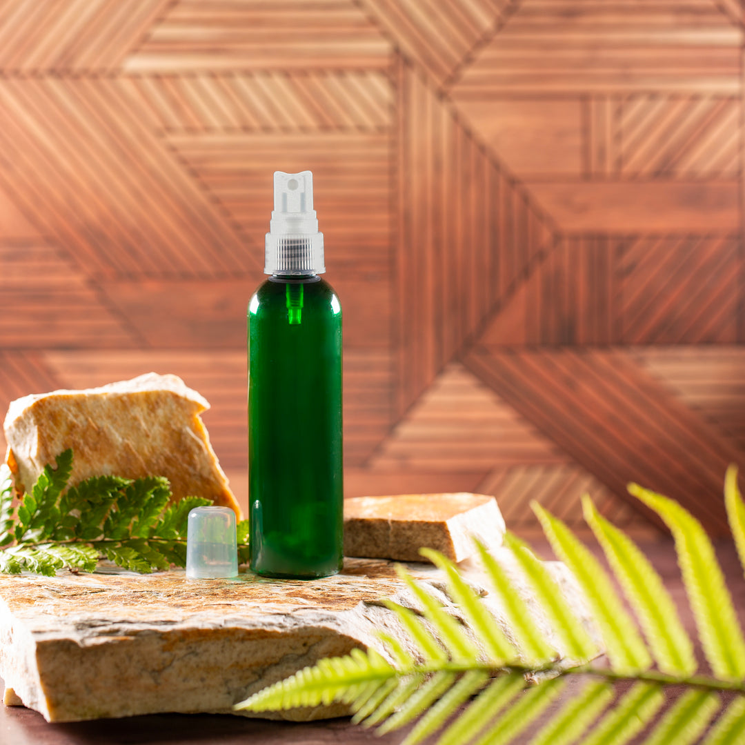 4 oz Green PET Bullet Bottle with 20-410 Neck