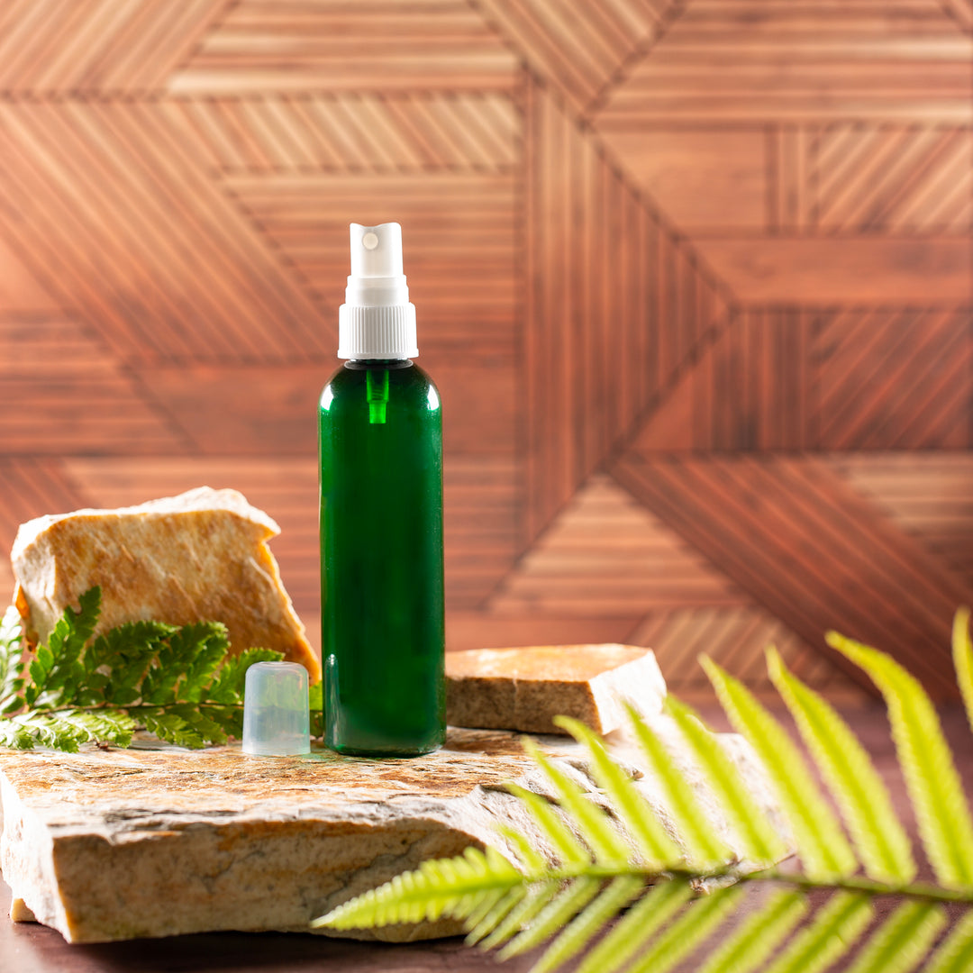 4 oz Green PET Bullet Bottle with 20-410 Neck