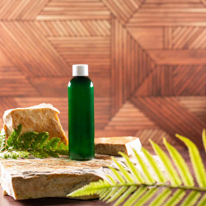 4 oz Green PET Bullet Bottle with 20-410 Neck