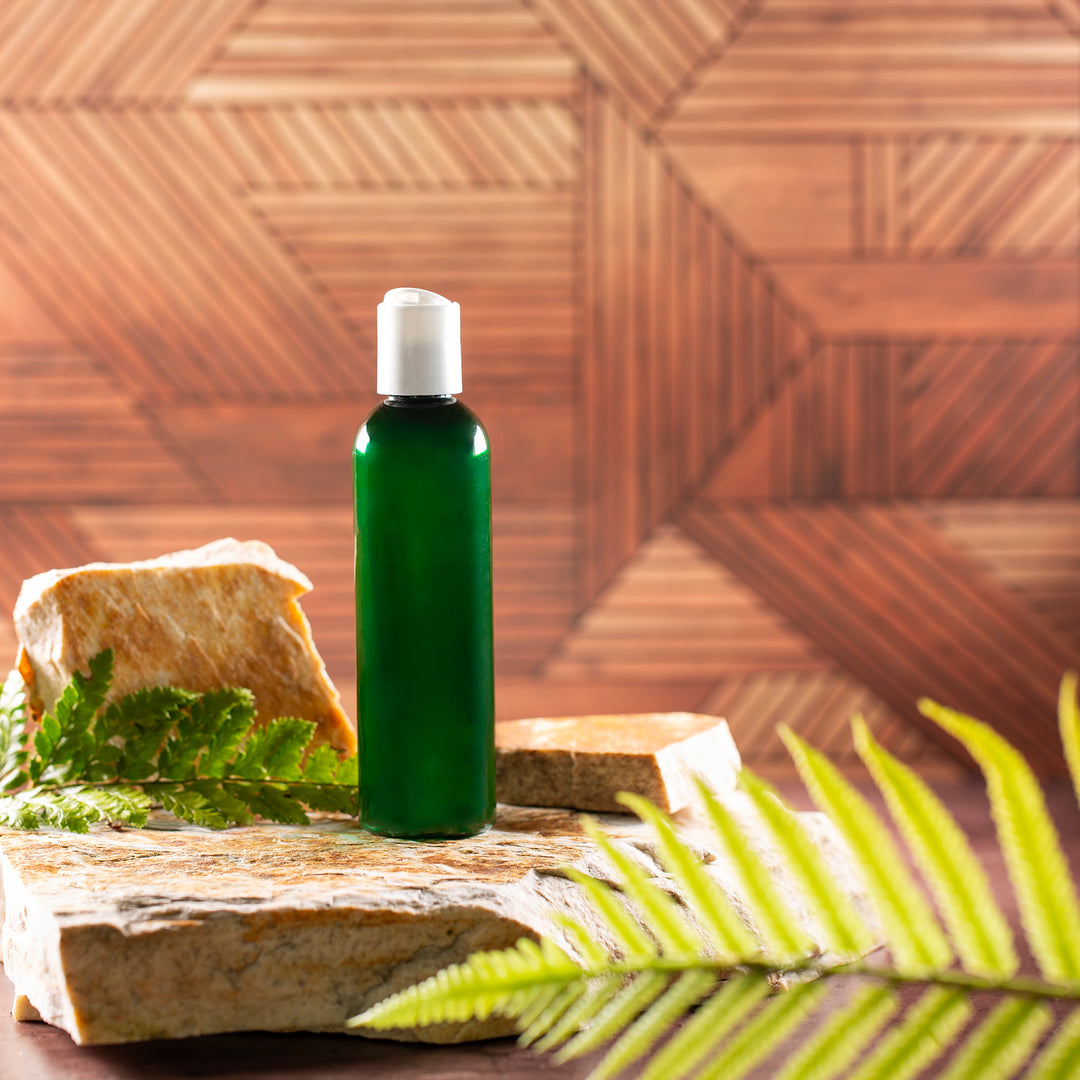 4 oz Green PET Bullet Bottle with 20-410 Neck