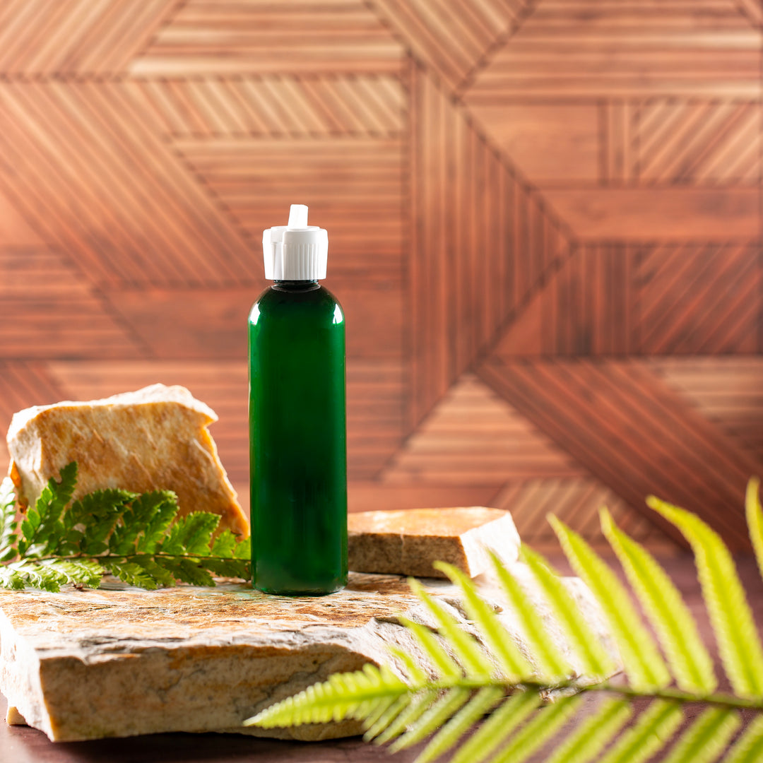 4 oz Green PET Bullet Bottle with 20-410 Neck