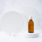 50 ml Amber Essential Oil Bottle with 18mm White Dropper Cap