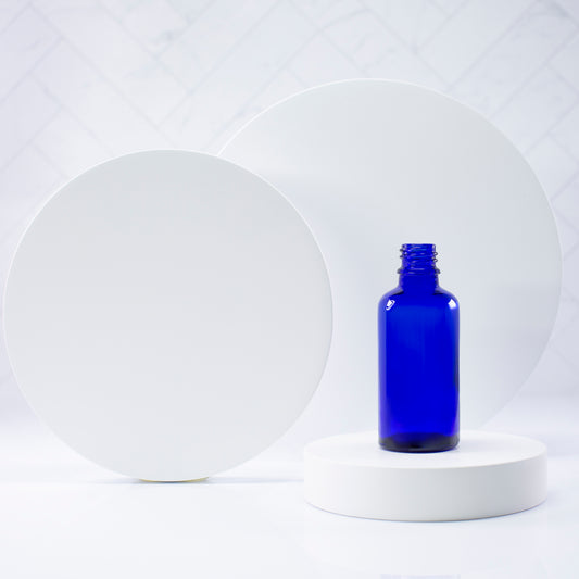 50 ml Blue Glass Essential Oil Bottle without Cap