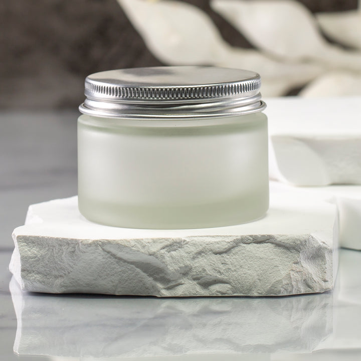 50 ml Frosted Glass Jar with 53-400 Neck