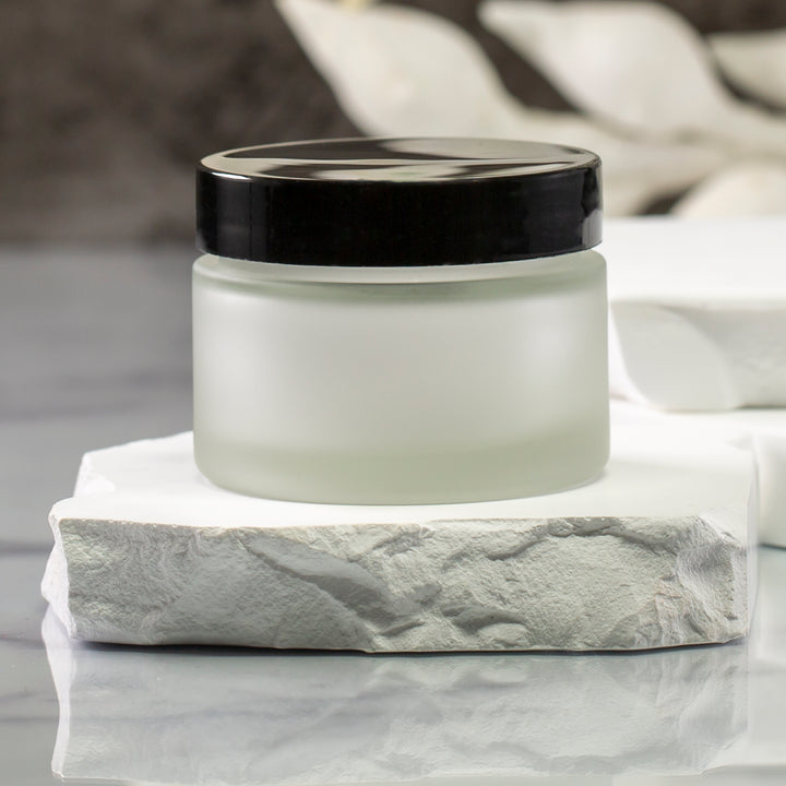50 ml Frosted Glass Jar with 53-400 Neck
