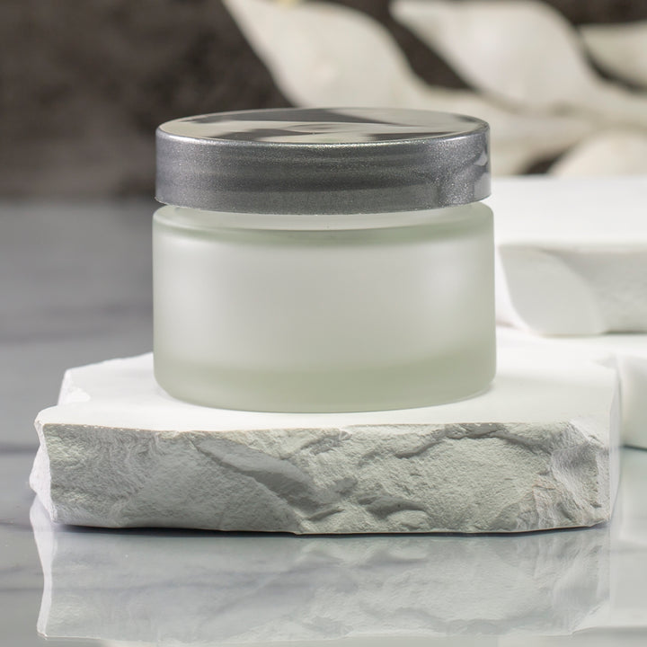 50 ml Frosted Glass Jar with 53-400 Neck