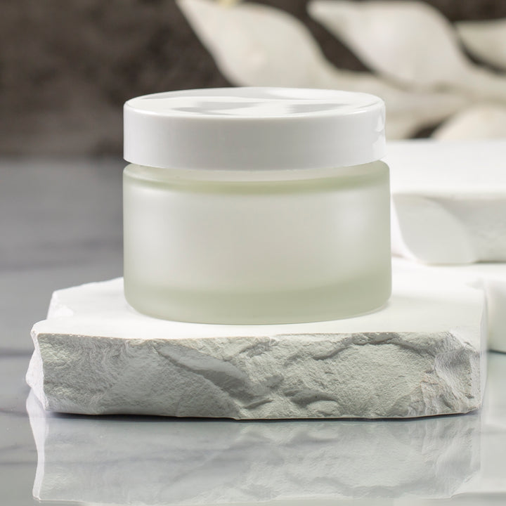 50 ml Frosted Glass Jar with 53-400 Neck