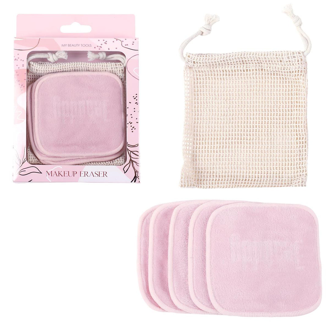 Bodico Reusable Makeup Remover Wipes w/ Pouch