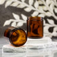 8 oz Amber Glass Jar with 70-400 Neck