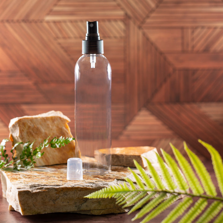 8 oz Clear PET Bullet Bottle with 24-410 Neck