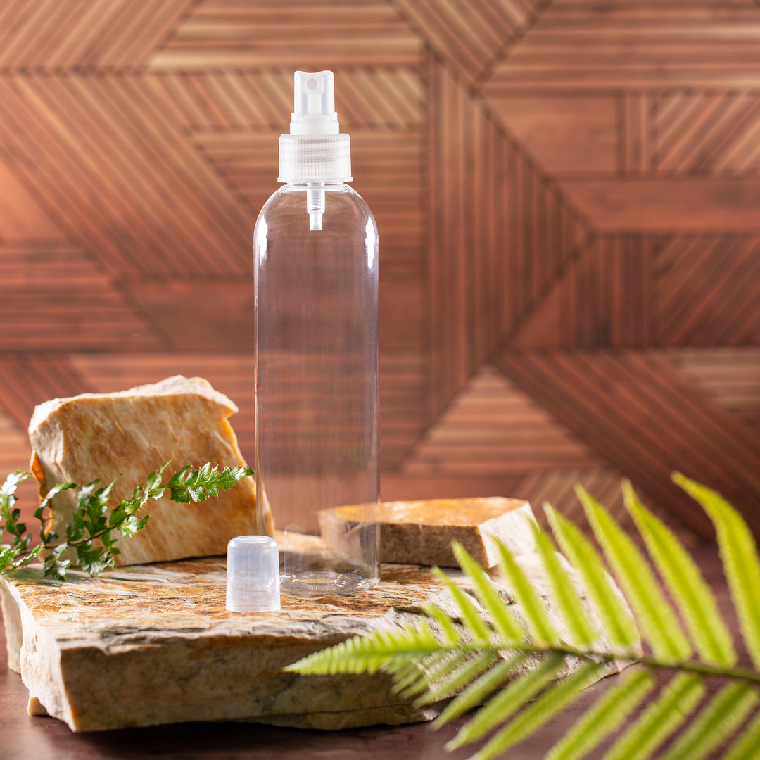 8 oz Clear PET Bullet Bottle with 24-410 Neck