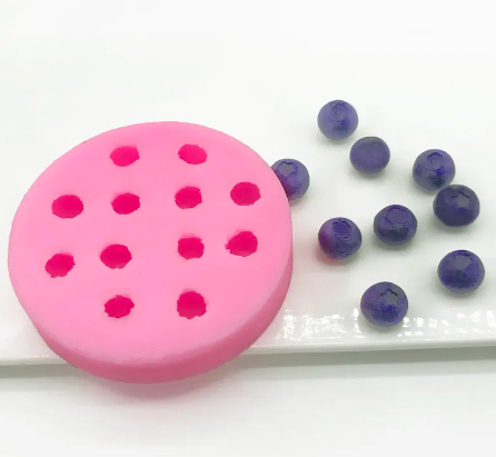 Blueberry Embed Silicone Mold - 12 Cavity