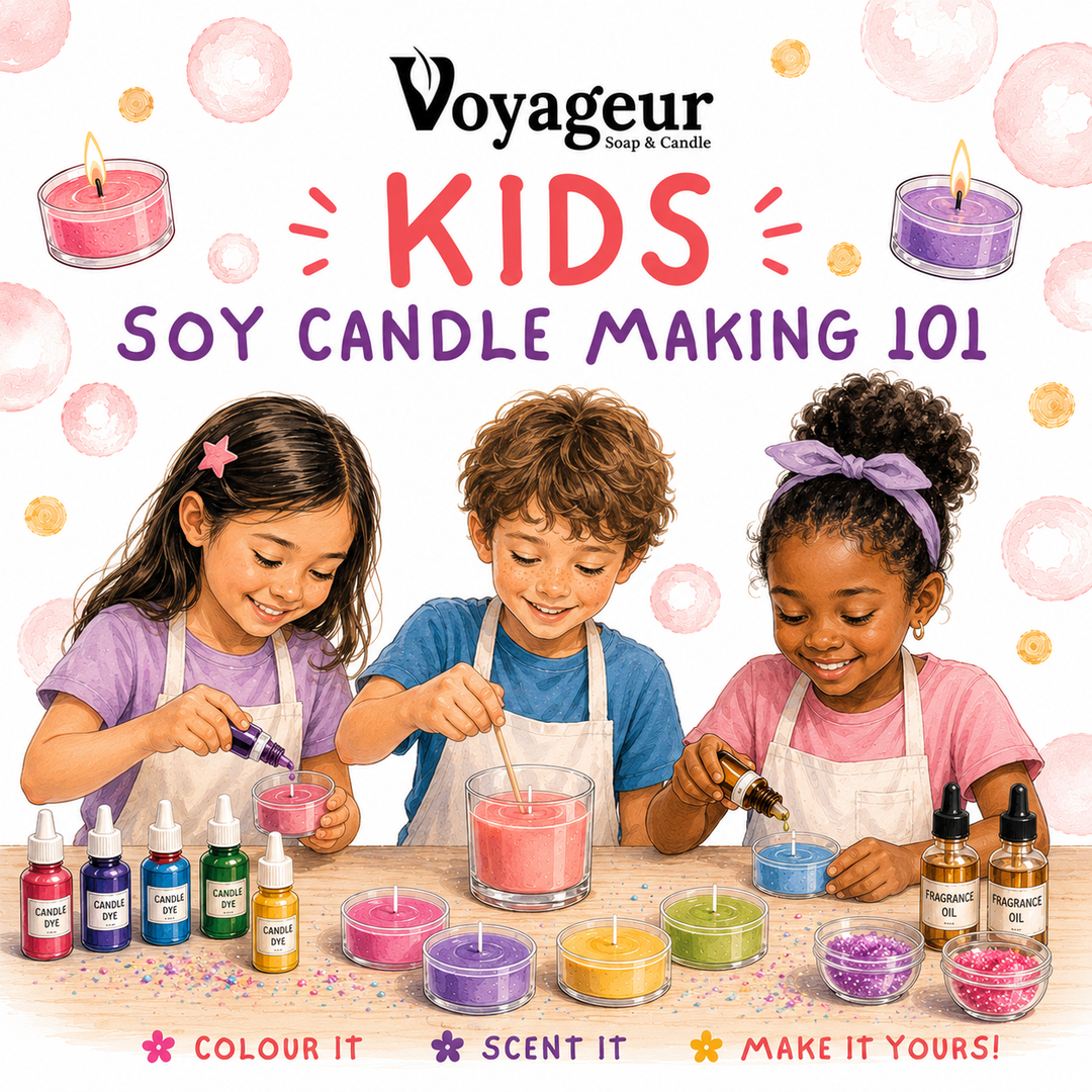 SUMMER KIDS CLASS - Kids Edition Soy Candle Making 101