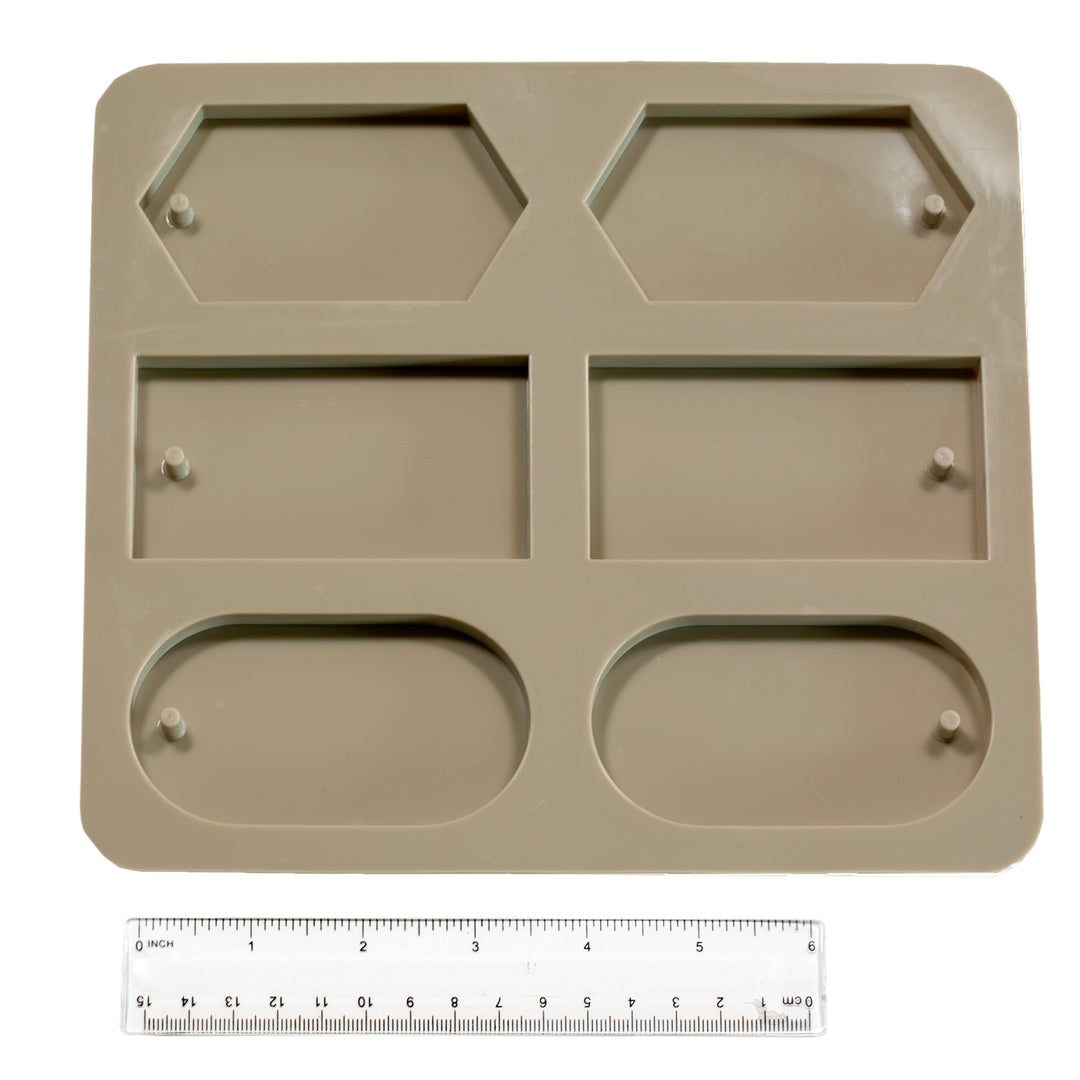 3 Shapes Aroma Wax Tablet Mold - 6 Cavity