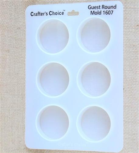 Guest Round Silicone Soap Mold