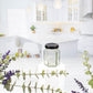 110 ml Hexagon Glass Jar with 48mm Black Metal Lug Lid