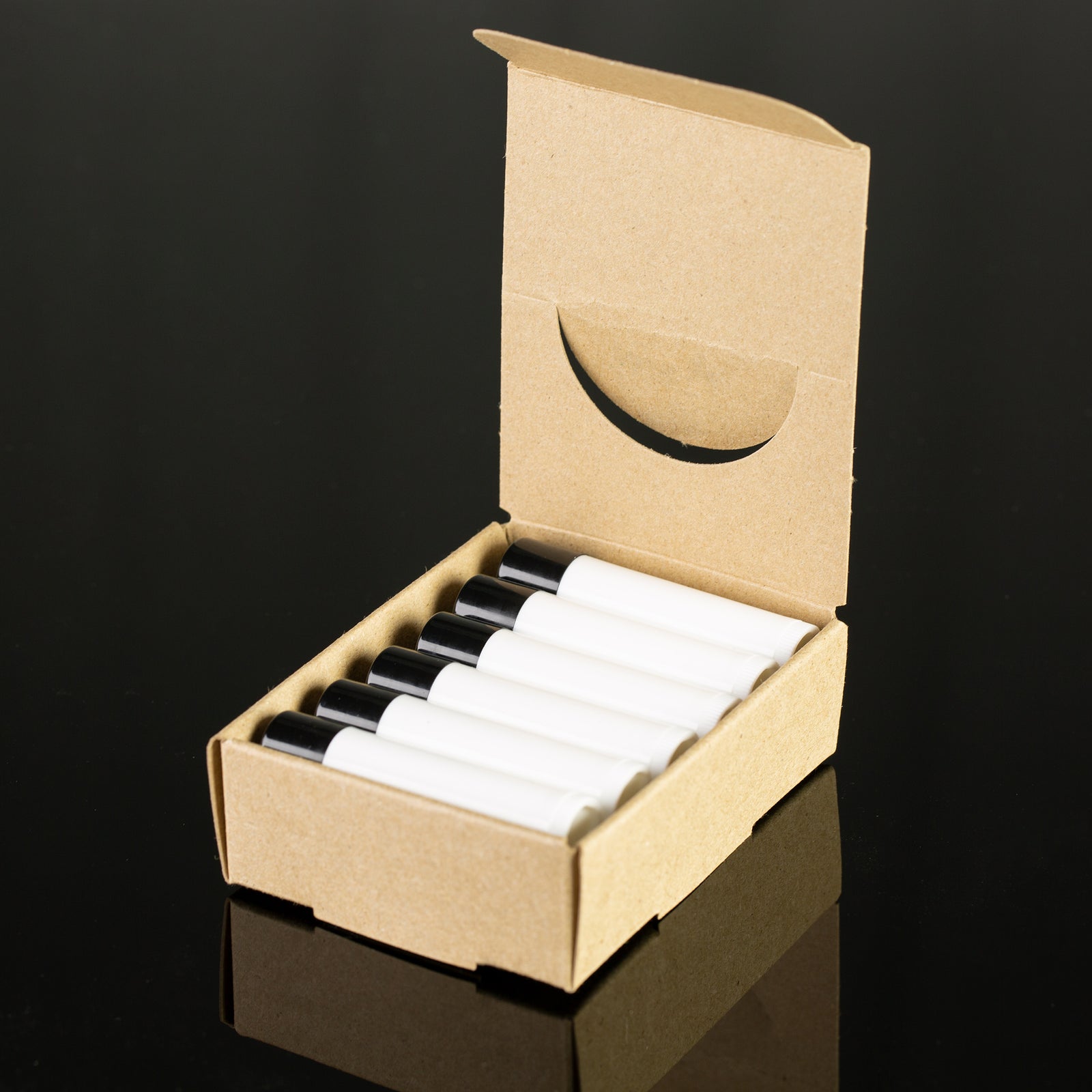 Kraft Lip Balm Tube Display Box - Holds 12 Tubes