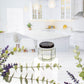 4oz / 120 ml Hexagon Glass Jar with 58mm Black Metal Lug Lid