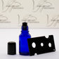 15 ml Blue Essential Oil Bottle with 18mm Roll On Insert