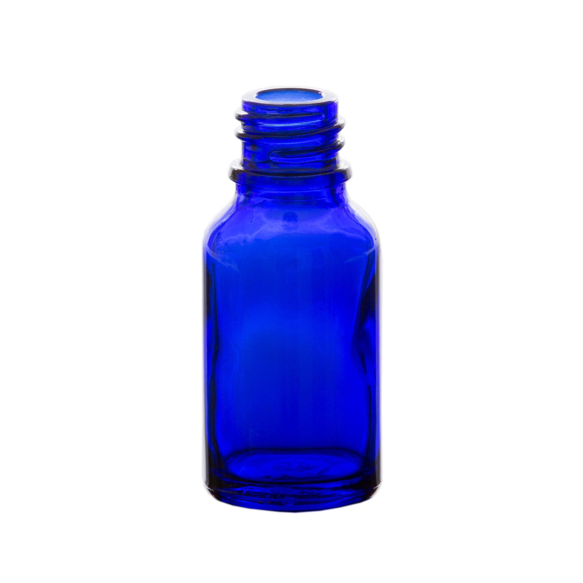 15 ml Blue Glass Essential Oil Bottle without Closure