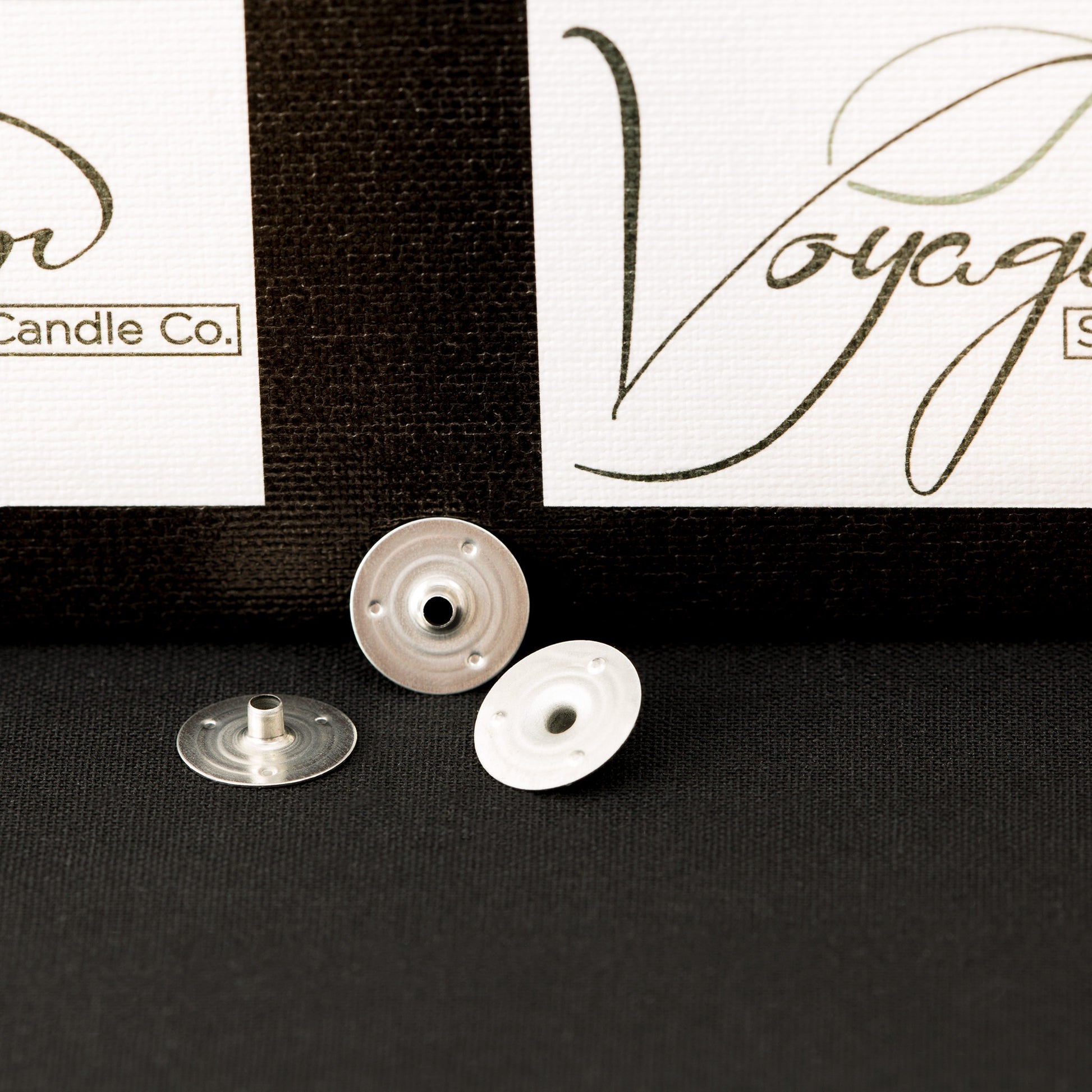 Round Metal Wick Tabs 15mm