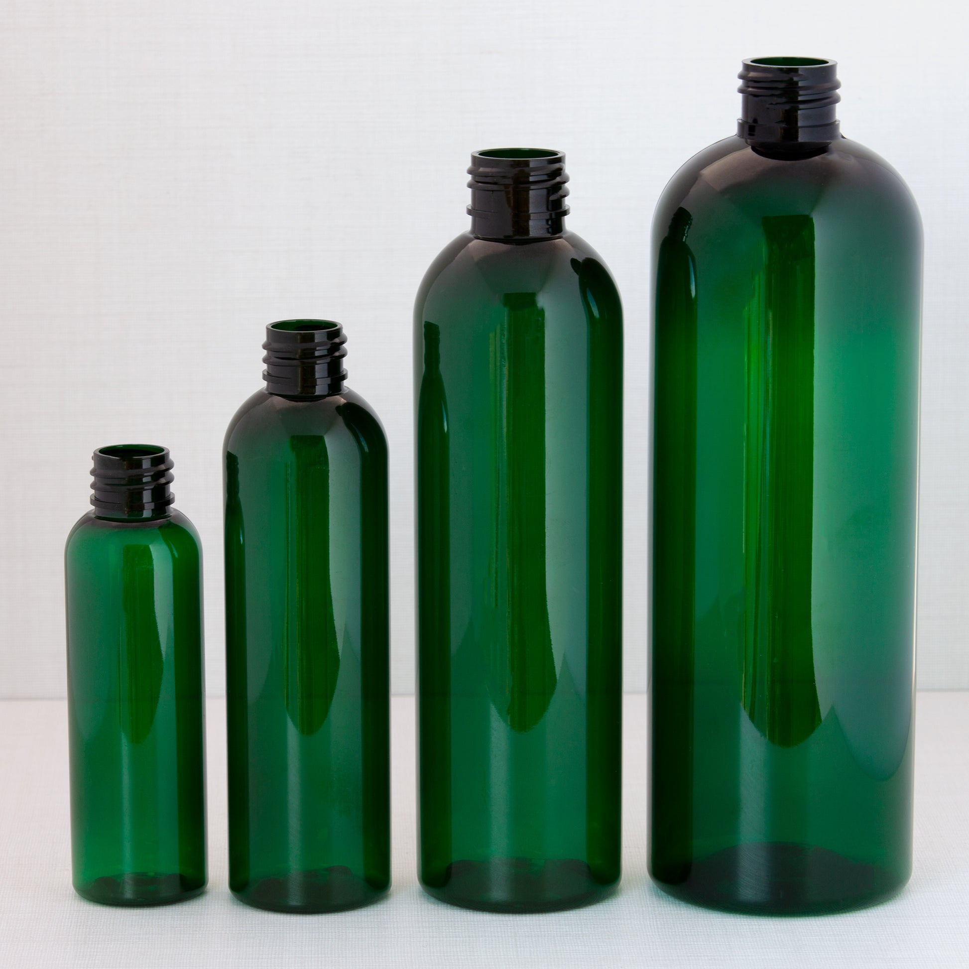 16 oz Green PET Bullet with 24-410 Neck