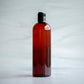 16 oz Amber Bullet with Black Disc Cap