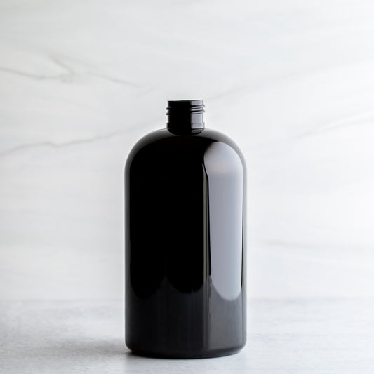 16 oz Black Boston Round