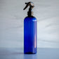 16 oz Blue Bullet Bottle with Black Mini Trigger Sprayer