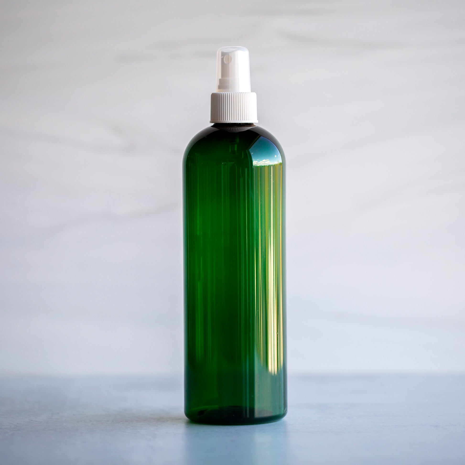 16 oz Green Bullet Bottle with White MIster
