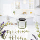 190 ml Oval Hexagon Glass Jar with 58mm Black Metal Lug Lid