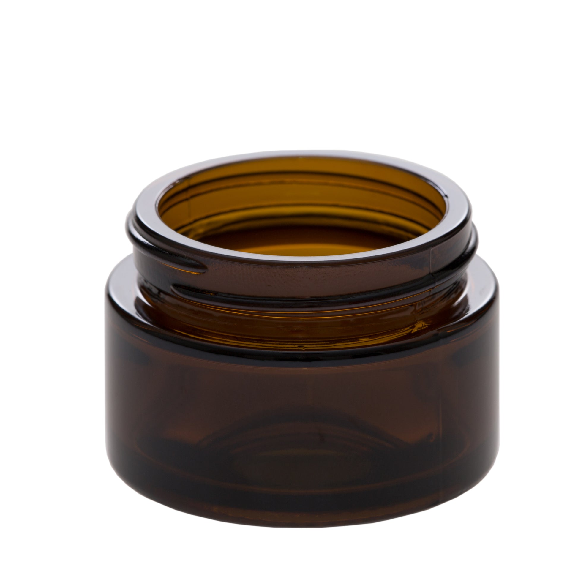 1 oz Amber Glass Jar with 48-400 Neck
