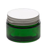 1 oz Green Glass Jar with 48-400 Aluminum Cap