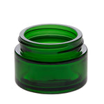 1 oz Green Glass Jar with 48-400 Neck