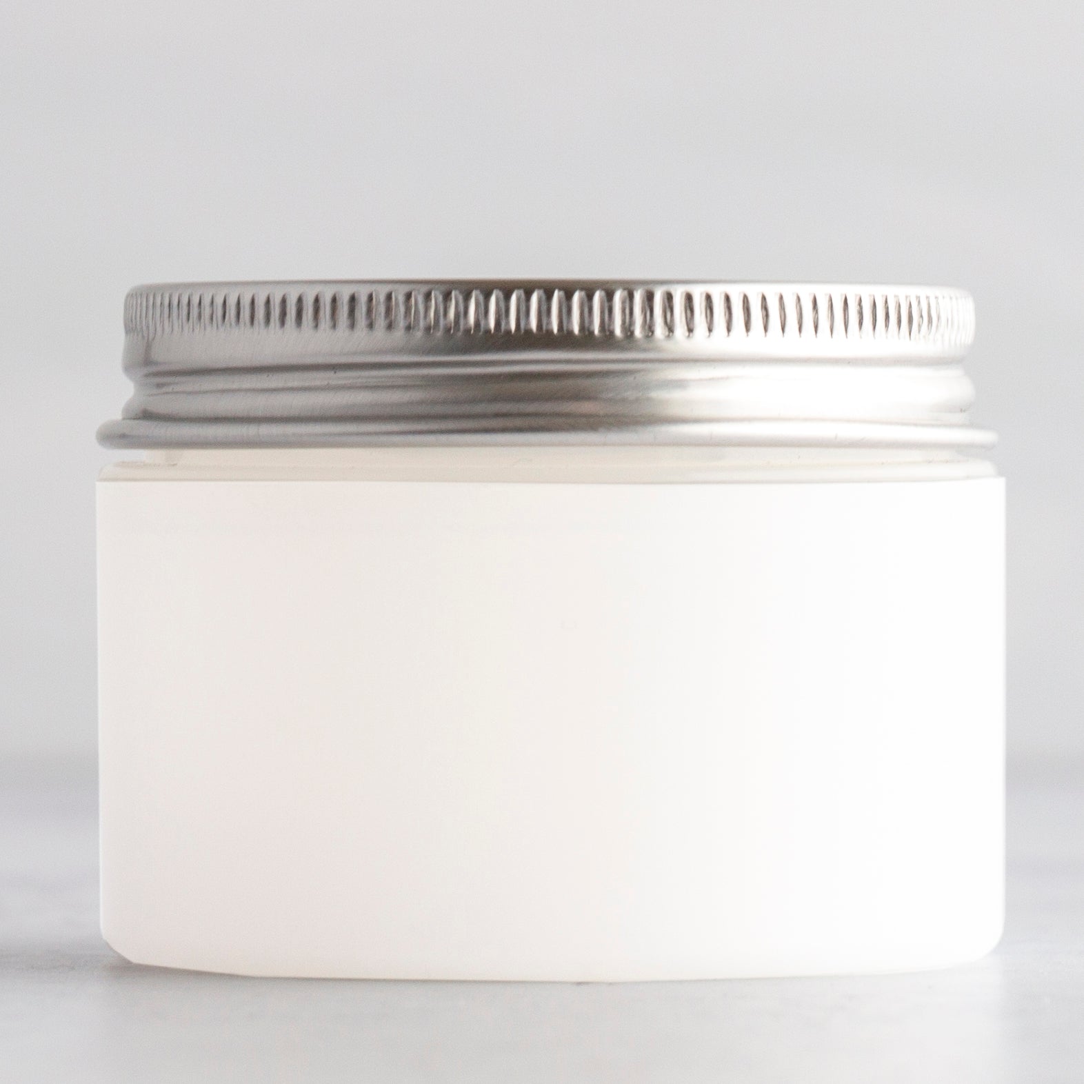 1 oz Frosted Jar with Aluminum Cap