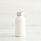 1 oz White PET Boston Round Bottle with 20-410 Aluminum Cap
