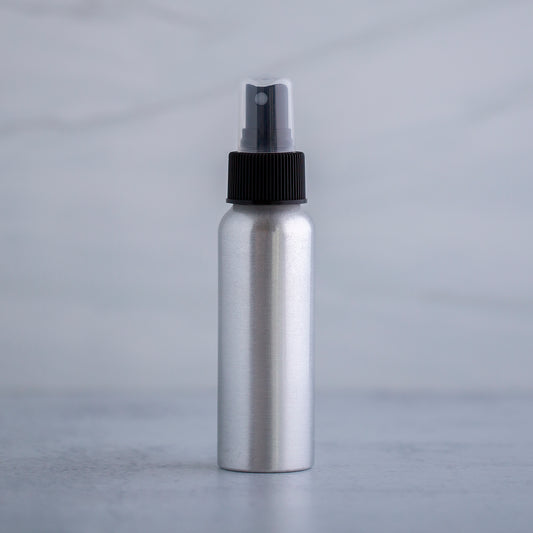 80 ml Aluminum Bottle with Black Mister