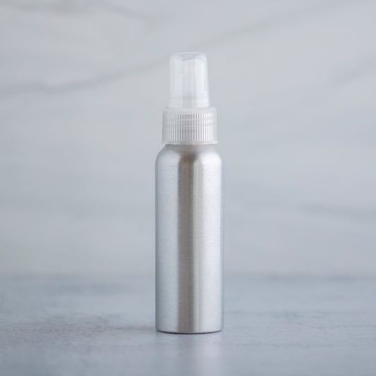 80 ml Aluminum Bottle with Natural Mister