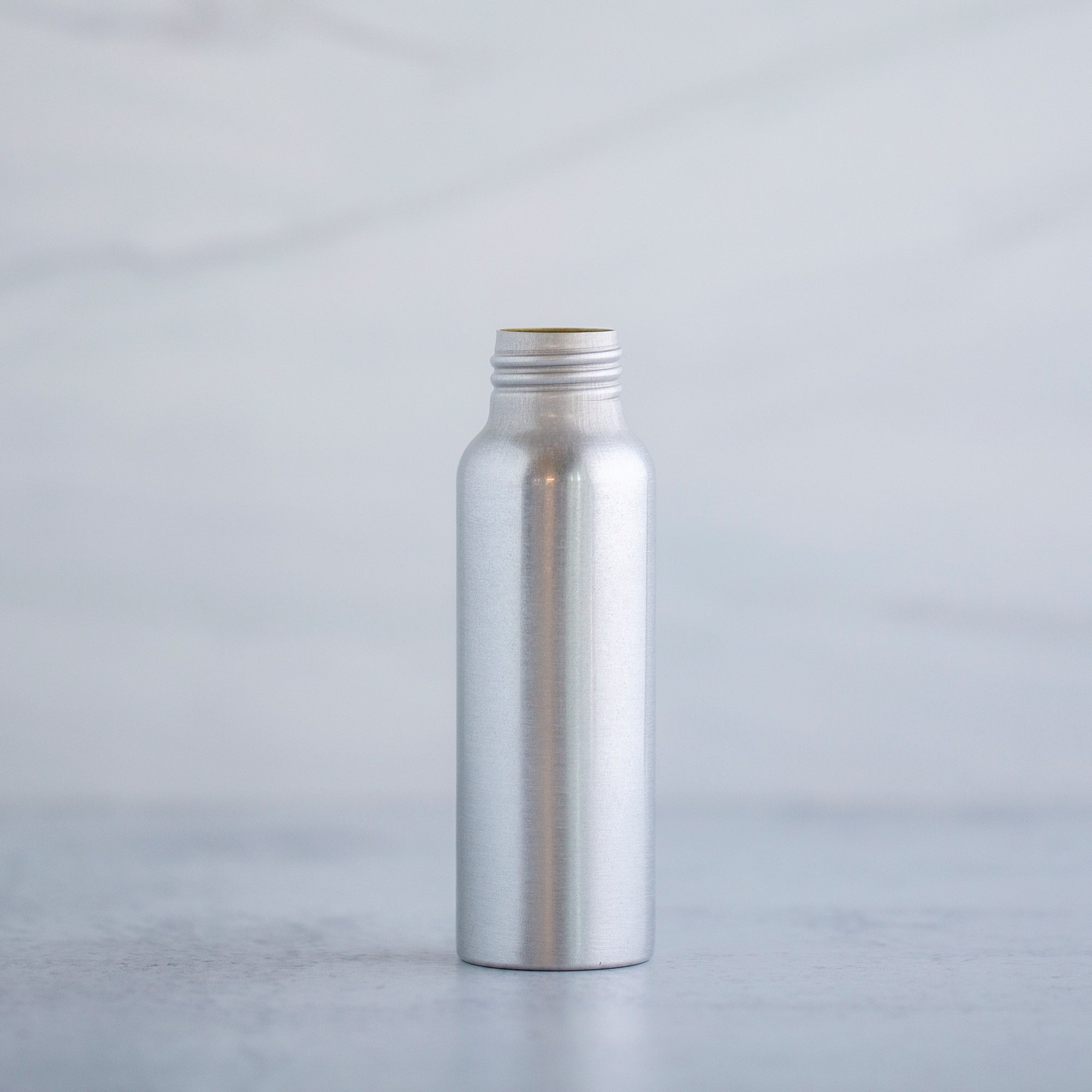 80 ml / 2.7 oz Aluminum Bottle with 24-410 Neck - No Closure