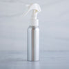 80 ml / 2.7 oz Aluminum Bottle with 24-410 White Mini Trigger Sprayer
