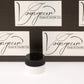 .25 oz / 7.5 ml White Lip Balm Jar with Black Ribbed Cap
