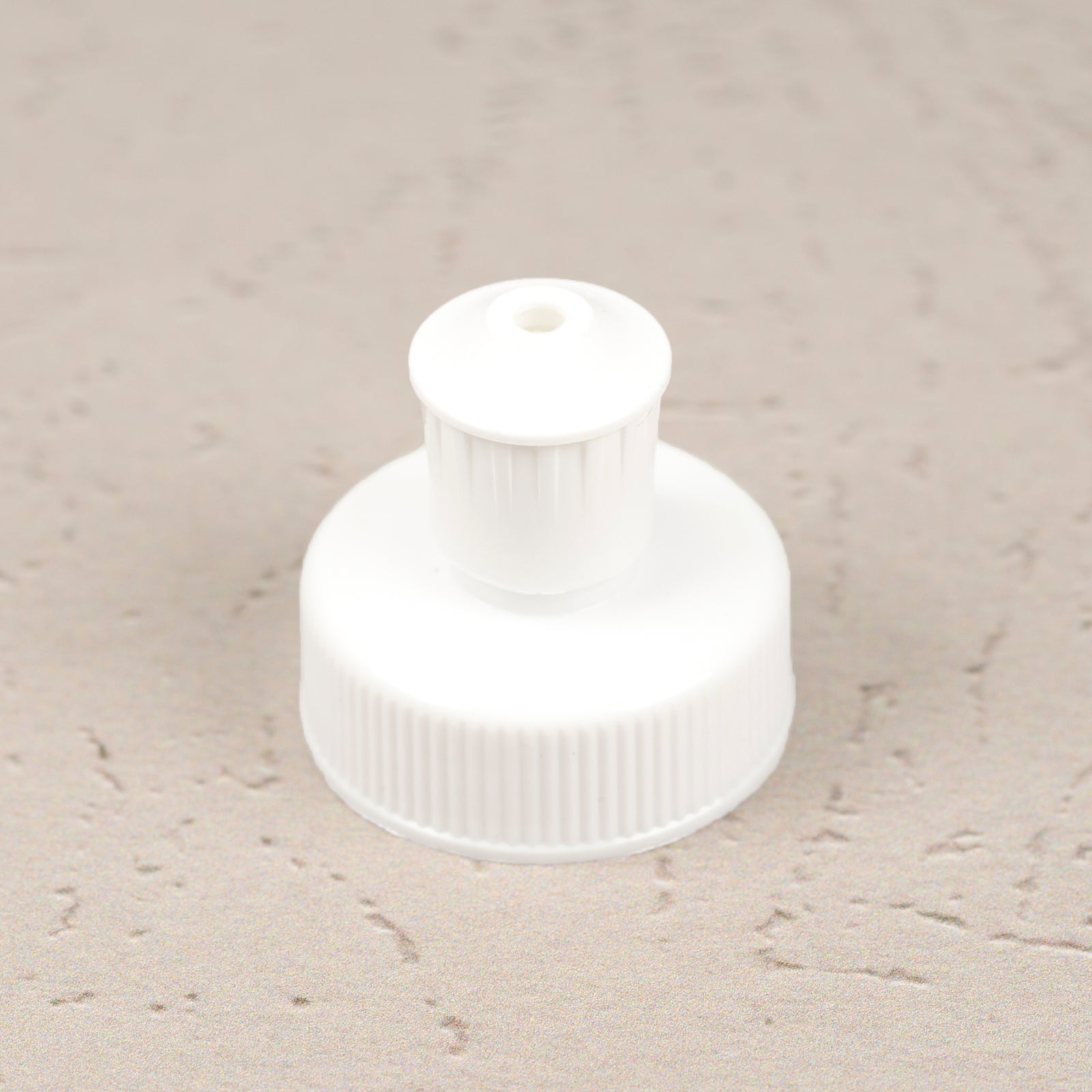28-400 White Push Pull Cap with Spout