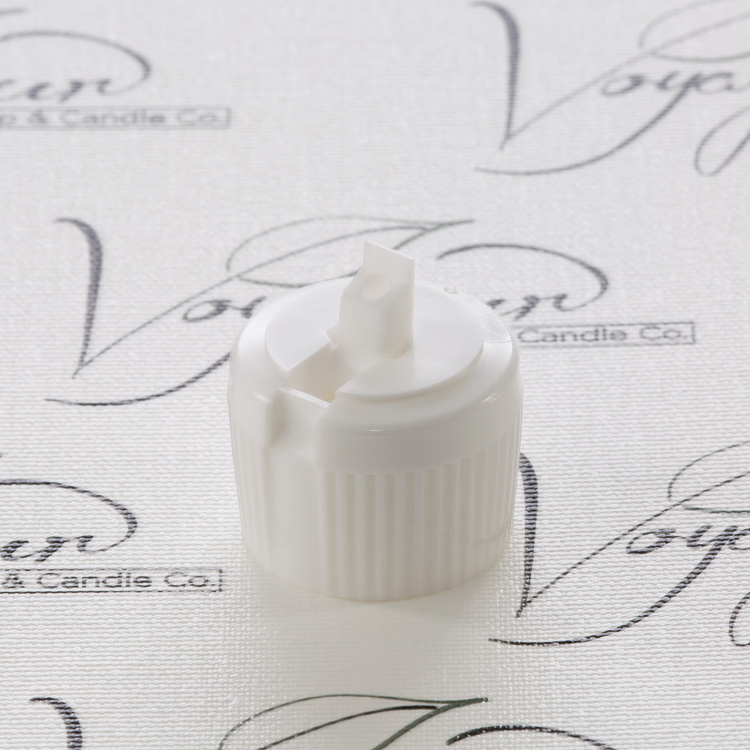 28-410 White Turret Cap