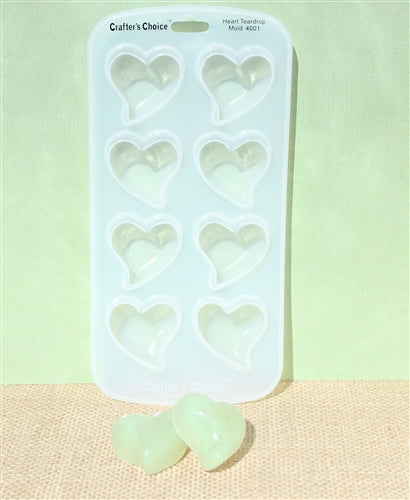 Heart Teardrop Silicone Soap Mold