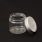 2 oz Clear Straight Sided Jar with Aluminum Cap