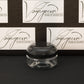 2 oz Clear Shallow Jar with Black Dome Cap