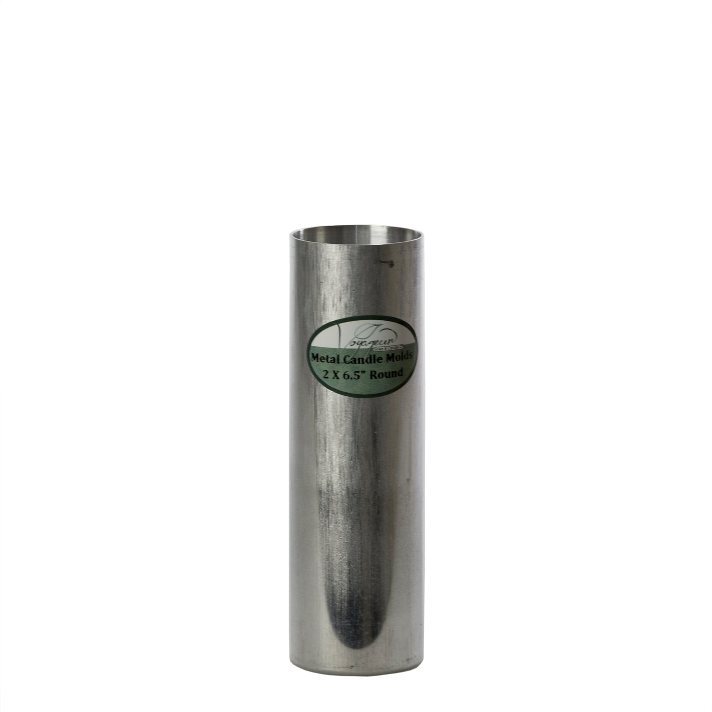 Round Metal Candle Mold 2" x 6.5"