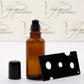 30 ml Amber Essential Oil Bottle with 18mm Roll On Insert